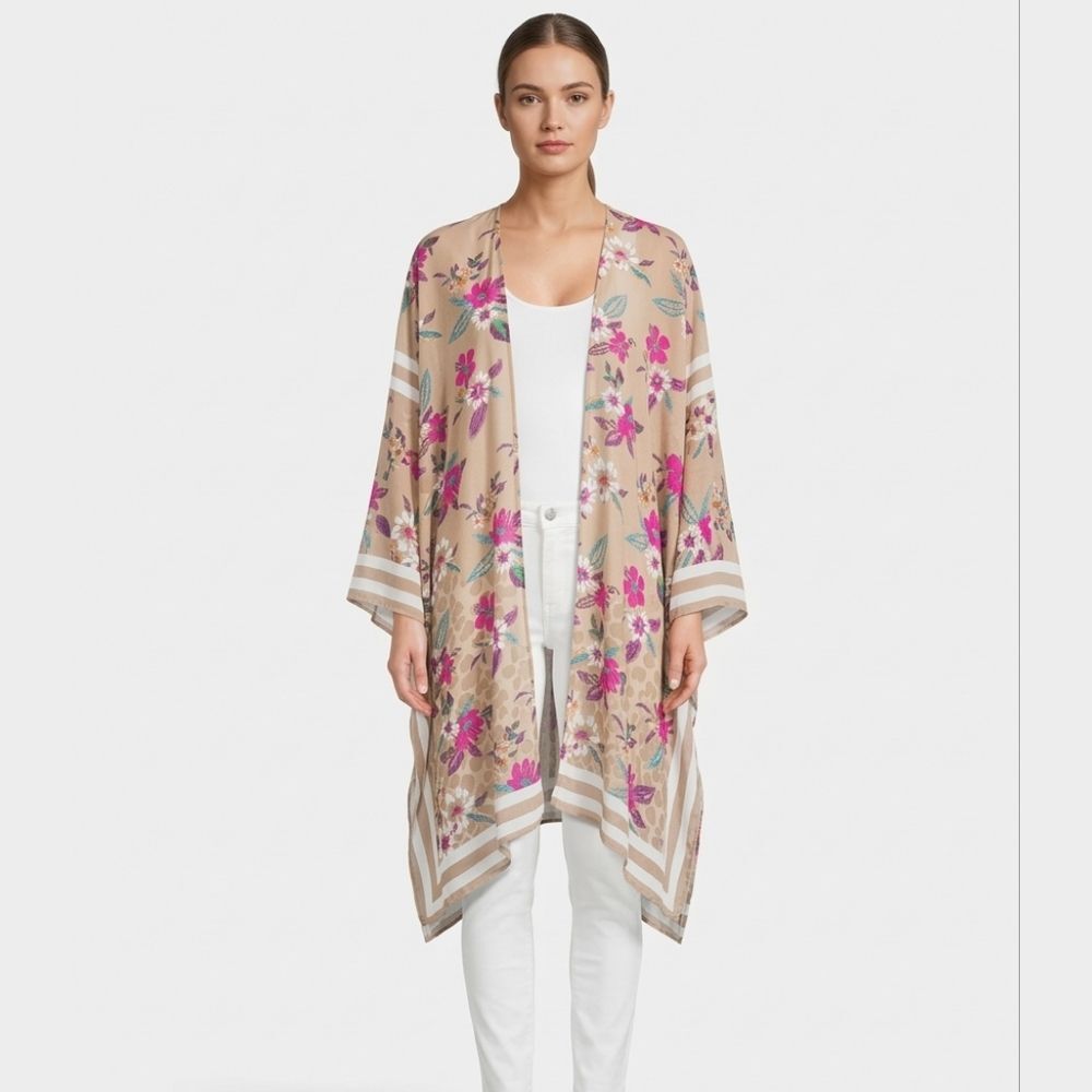 Steve Madden Multicolor Floral Scarf